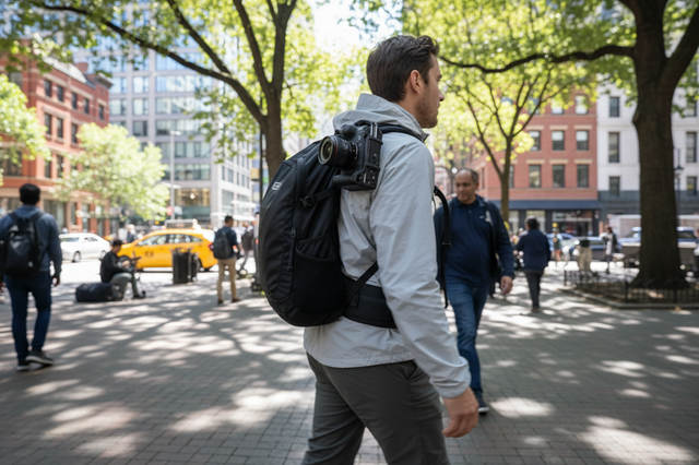 Secure Backpack and Strap Mounting for Field Creators