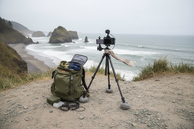 Wind-Resistant Travel Rigs Using F38 Plates and Backpack Clips