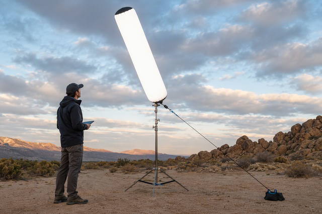 Managing Inflatable Air Tube Lights in High-Wind Outdoor Production Environments