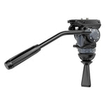Ulanzi VideoFast T045 Heavy Duty Fluid Head, black, with pan handle, 75mm bowl base.