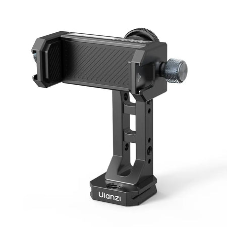 Ulanzi MA53 Arca Swiss Phone Mount M028 - Black metal phone holder.