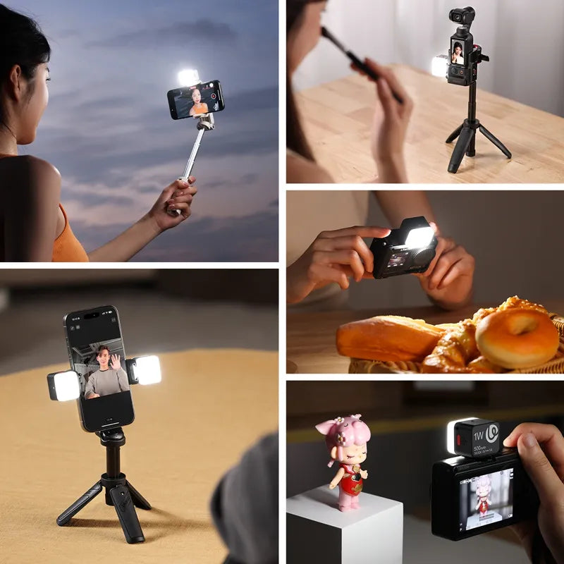 Ulanzi DG01 Cube Light: Versatile lighting for content creation - selfies, vlogs, and photography.