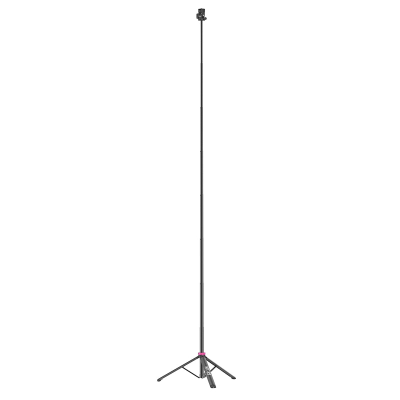 Ulanzi MT-89 Quick-Release Light Stand, black with pink accents, for video and photography.