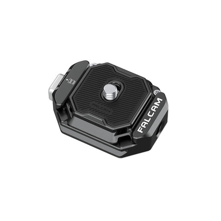 Ulanzi Falcam F38 Multi-hole Quick Release Kit, black aluminum alloy base with FALCAM logo.
