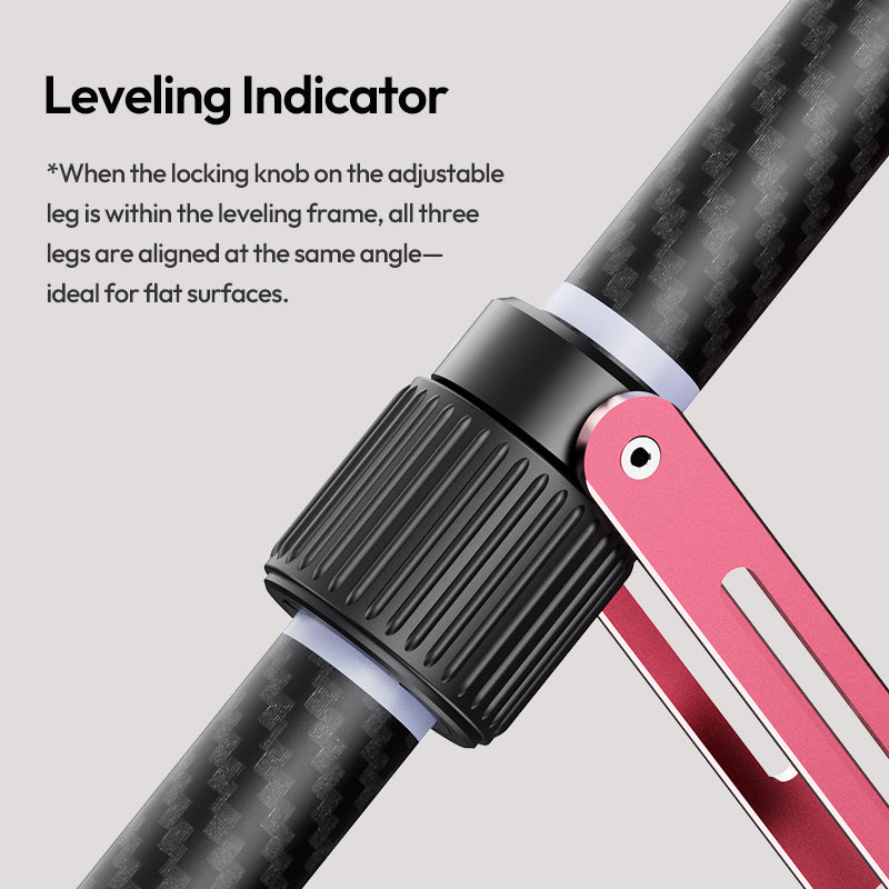 Ulanzi T230 light stand leveling indicator for flat surfaces.