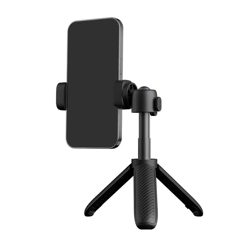 Ulanzi MT88 ClipMate Tripod T136 with a smartphone mounted, black tripod for content creation.
