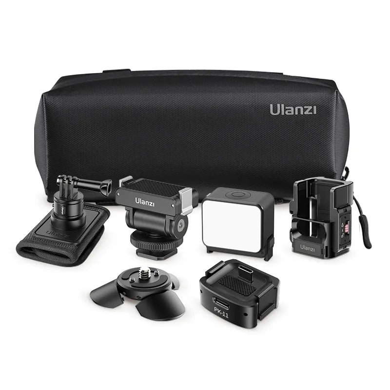 Ulanzi DJI Osmo Pocket 3 Bundle - Complete set of accessories, including carrying case and mounts.