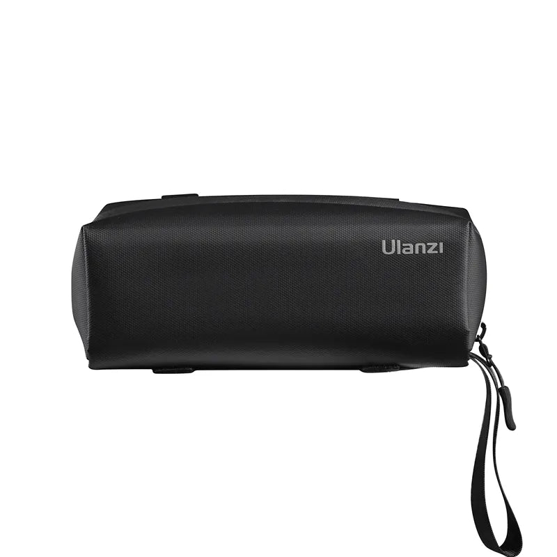 Ulanzi PK-04 Carrying Bag for DJI Osmo Pocket 3 - Black, compact and durable, with a wrist strap.