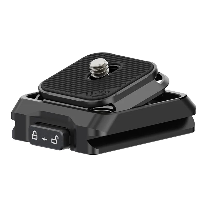 Ulanzi Uka Quick Release Plate and Base Kit C007 - Black Quick Release System.