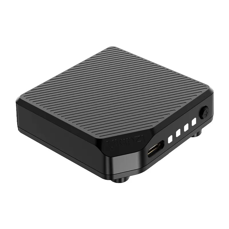 Ulanzi CU01 Camera Cooler Kit, black with ribbed top and charging ports for camera cooling.