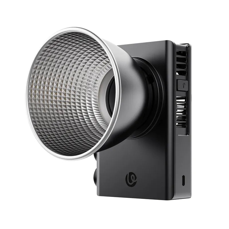 Ulanzi C01 100W COB Light L099 - Black and Silver Design.