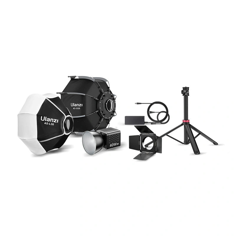 40W LED Video Light Bundle | Brighten Your Content