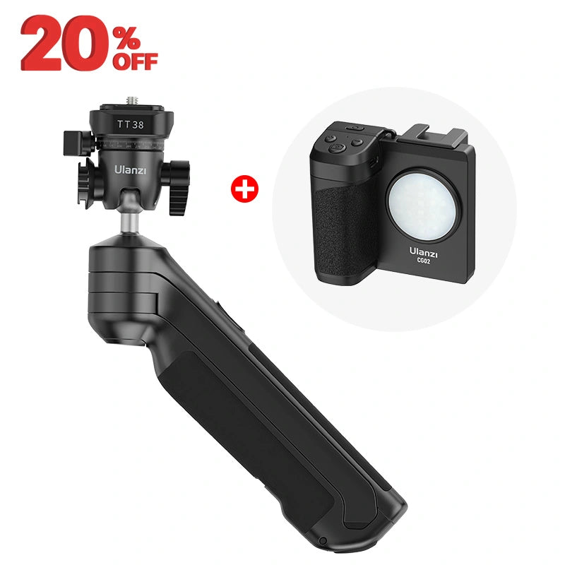 Ulanzi TT38 One-click Opening Tripod black, plus another product on sale, 20% off.