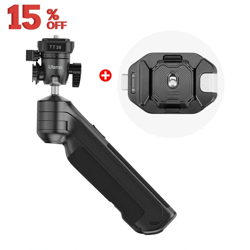Ulanzi TT38 One-click Opening Tripod with Quick Release Plate - 15% Off.