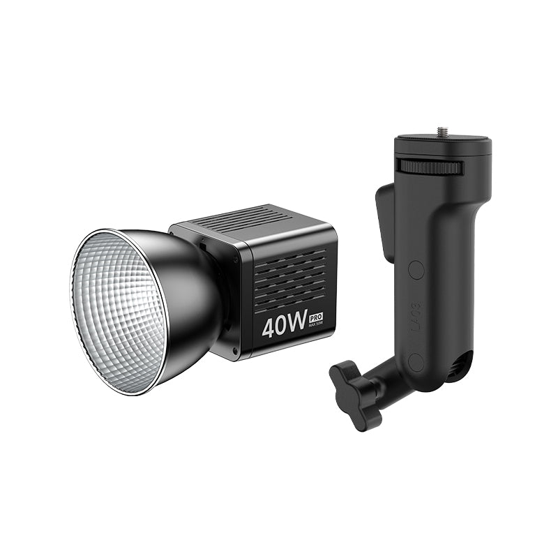 Ulanzi L023 40W Pro LED Video Light with reflector and bracket, 40W Pro output.