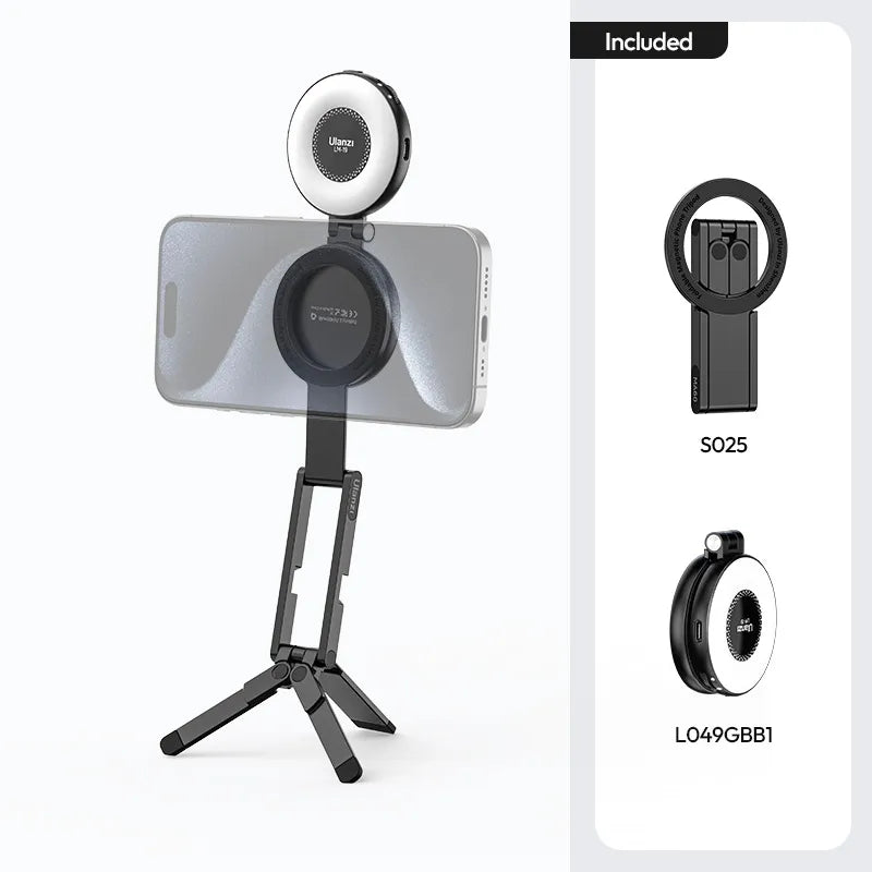 Ulanzi MA60 Phone tripod with light