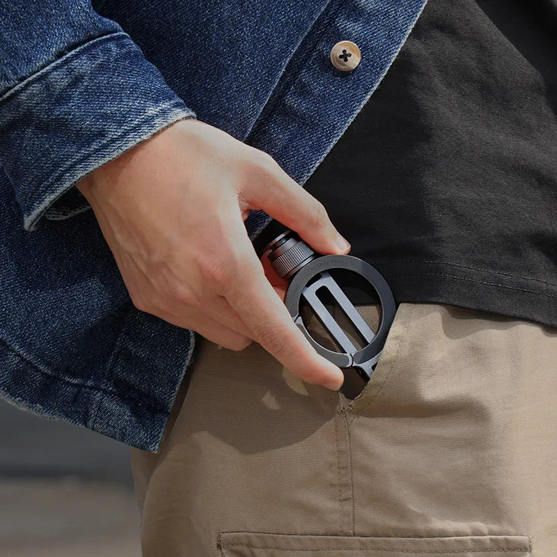 Ulanzi MA07 Maglock phone mount in hand, black design, content creation accessory.