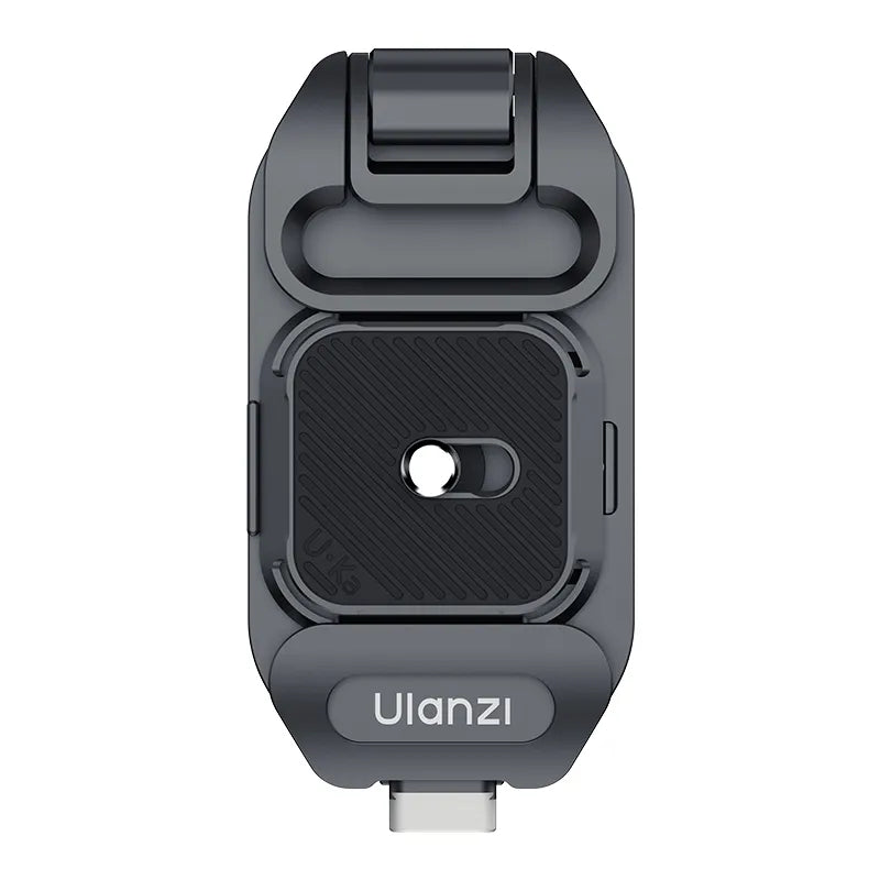 Ulanzi UKA07 Quick-release Kit for Camera - Dark gray CNC-machined aluminum alloy.