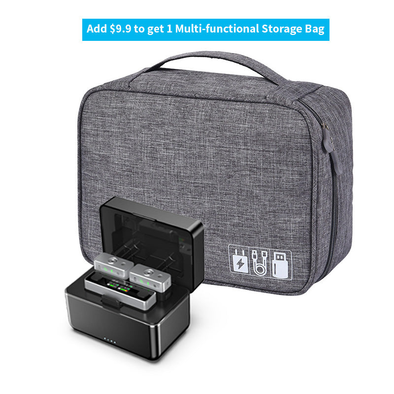 Ulanzi U-Mic AM18 Wireless Lavalier Microphone with Storage Bag. Get bag for $9.9.