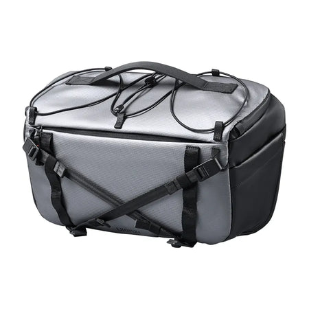 Ulanzi SU02 13L Hoshino crossbody bag - Silver and black bag with adjustable straps.