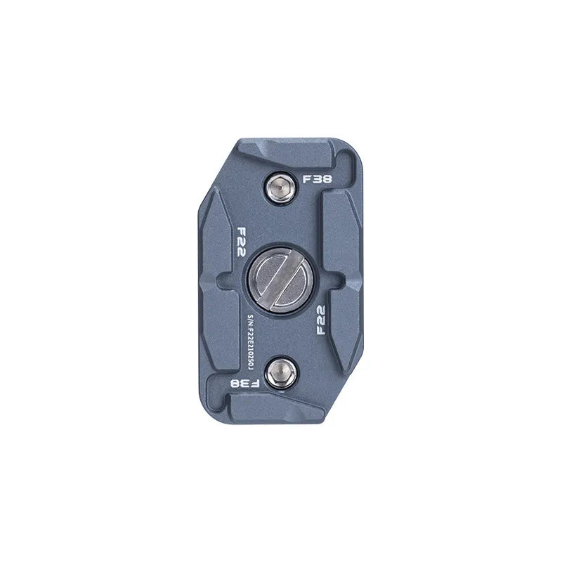 Ulanzi Falcam F22&F38 Quick Release Anti-deflection Plate, dark gray metal accessory.