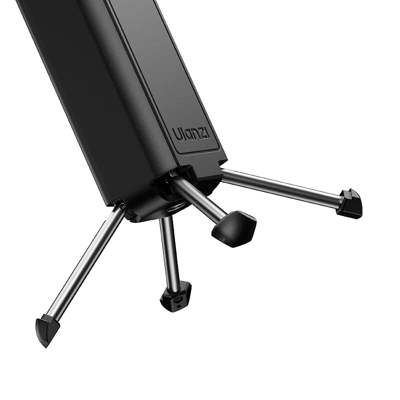 Ulanzi PK-12 Mini Quadpod for Pocket 3 C056 - Black, compact tripod design, product detail.