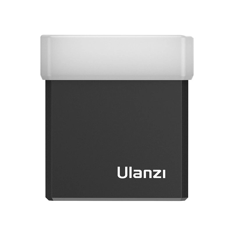 Ulanzi F12 Mini Camera Flash Speedlite, black and white design with Ulanzi logo, compact flash unit.