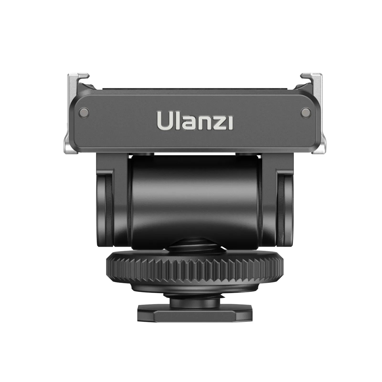 Ulanzi CA22 Cold Shoe Mount Adapter for DJI Osmo Pocket 3/4, Black aluminum alloy.