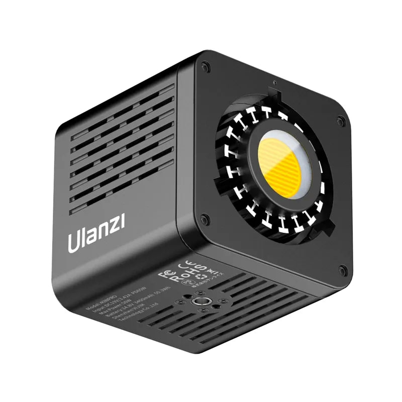 Ulanzi L023 40W Pro LED Video Light, black, compact design, featuring the COB LED and brand logo.