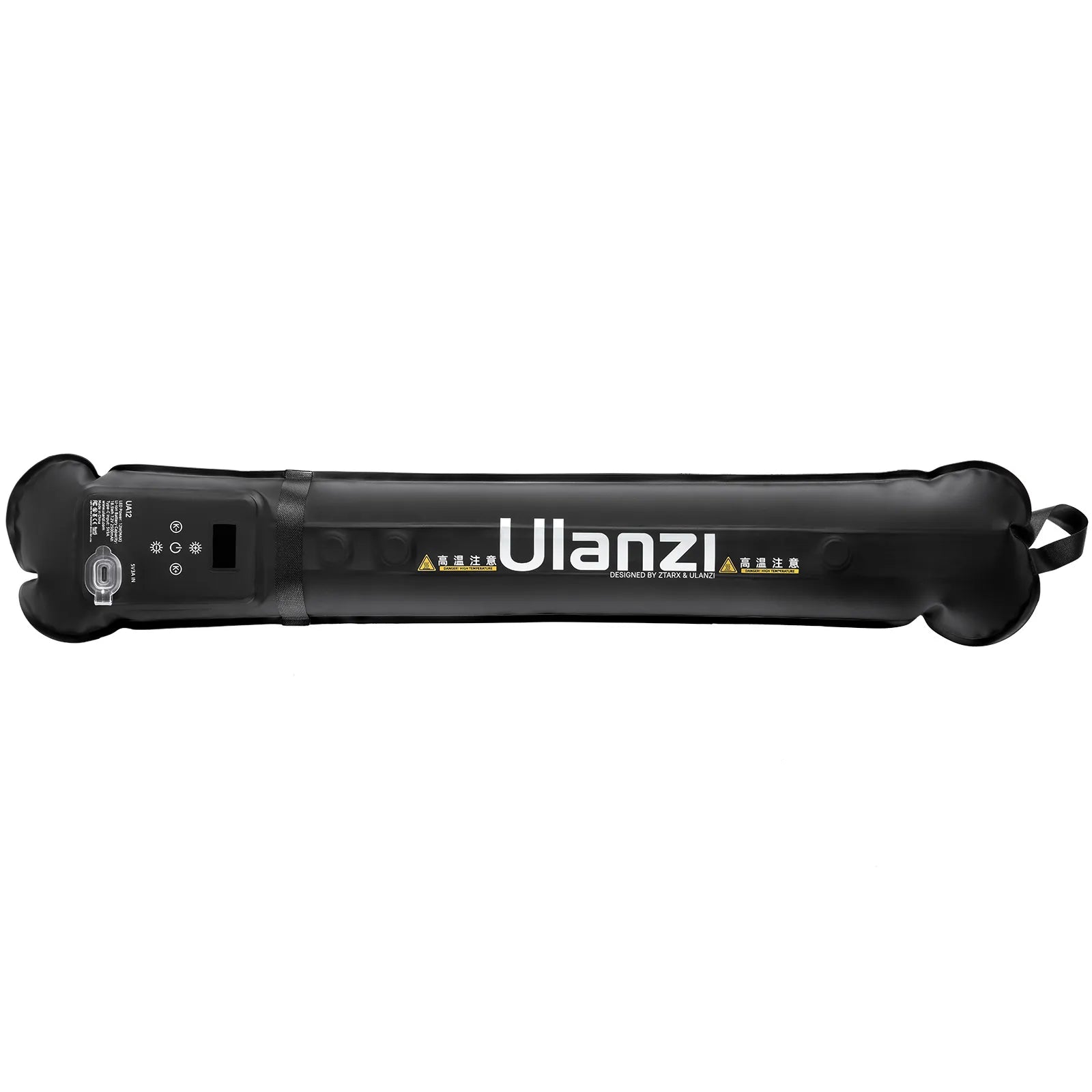 Ulanzi UA12 Portable Air Tube Light, black, compact design for content creation.