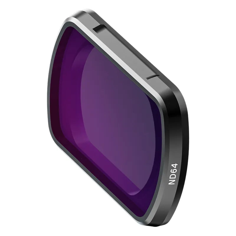 Ulanzi ND64 Filter for DJI Osmo Pocket 3 - Black Frame with Purple Lens.