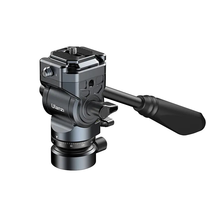 Ulanzi F38 Quick Release Fluid Video Head - Durable Aluminum Construction for Video Production.