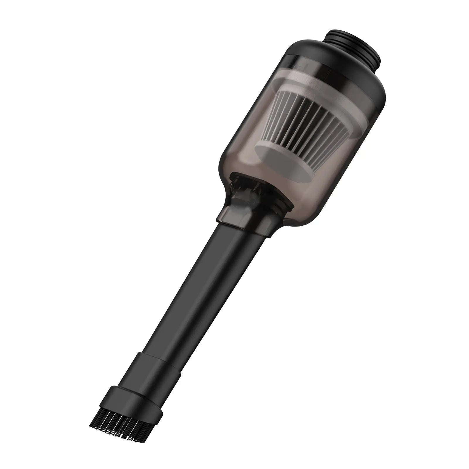 Ulanzi Electric Air Duster Kit, black, with brush nozzle and dust collector.