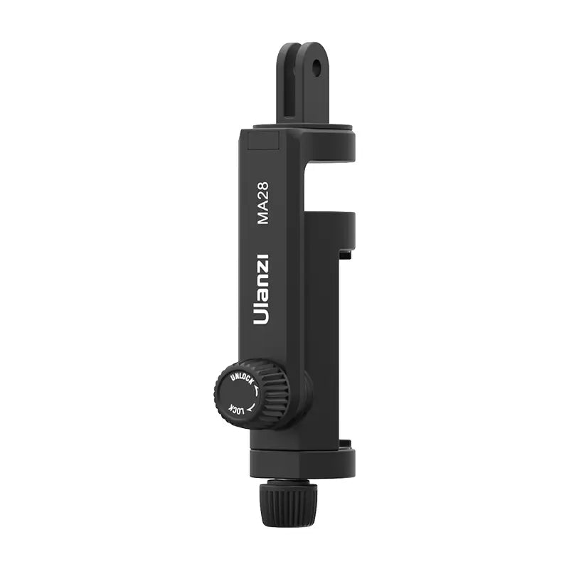 Ulanzi GP Mount Phone Holder MA28, Black, 360° Rotatable, for Smartphone Attachment.