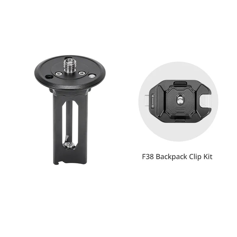Ulanzi Falcam TreeRoot Tripod black head with quick lock system & F38 Backpack Clip Kit.
