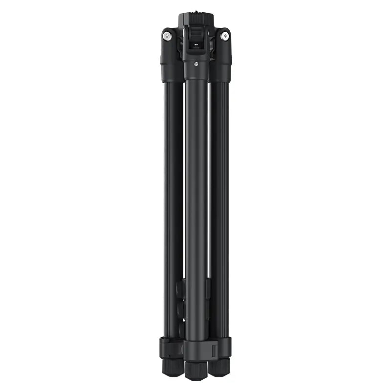 Ulanzi TT43 Light Stand - Folded black aluminum tripod, compact and portable design.