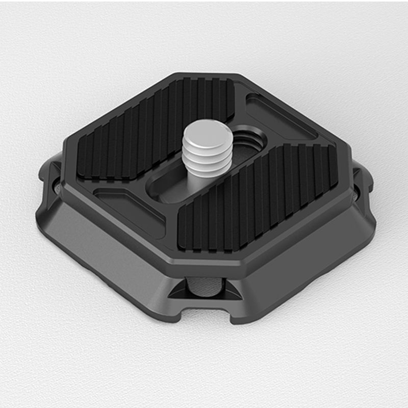 Ulanzi Falcam F38 Quick Release Top Plate 2269 - Gray aluminum alloy camera plate.