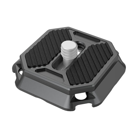 Ulanzi Falcam F38 Quick Release Top Plate 2269 - Gray aluminum alloy with rubber pads.