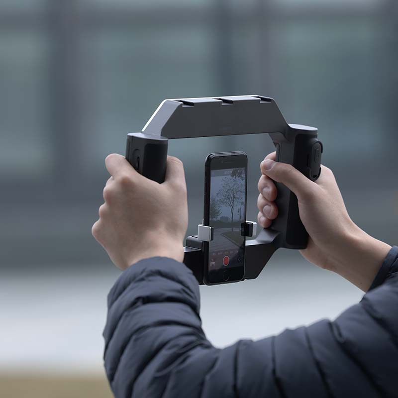 Ulanzi U-Rig Smartphone Video Rig in use, enhancing smartphone video recording and stabilization.