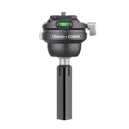 Ulanzi & COMAN ball head for tripod with bubble level.
