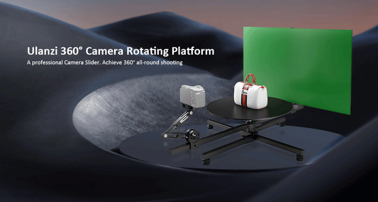 The Ultimate Solution for Still Life Rotating Photography - Introducing the Ulanzi 360° Camera Rotating Platform