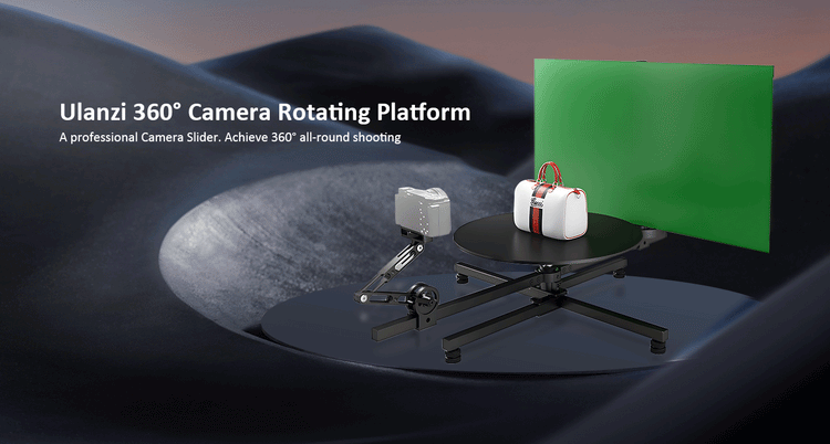The Ultimate Solution for Still Life Rotating Photography - Introducing the Ulanzi 360° Camera Rotating Platform