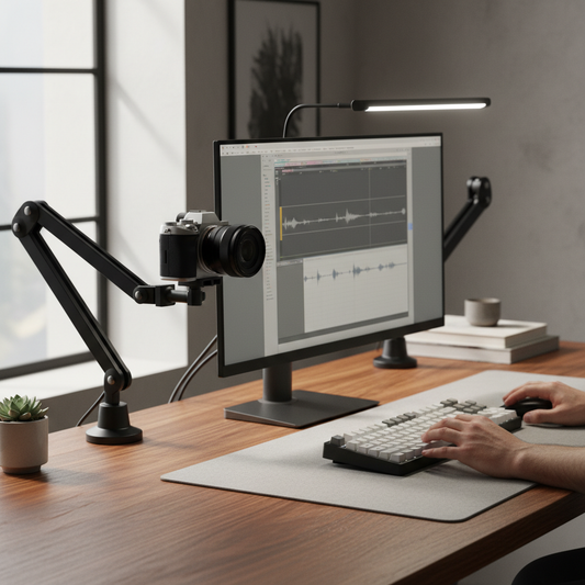 C-Clamps vs. Weighted Bases: Finding Your Desktop Footprint