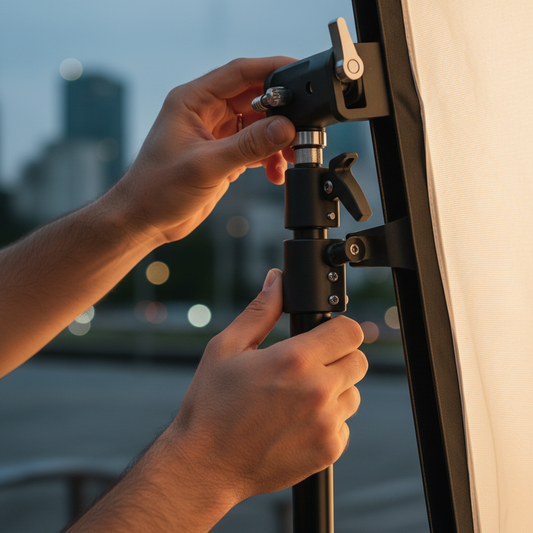 Rigging Collapsible Softboxes for High-Speed Solo Shoots