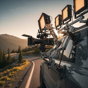 Rigging Professional Lighting for Vehicle-Based Content