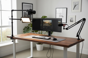 Using Monitor Arms for Camera and Light Mounting