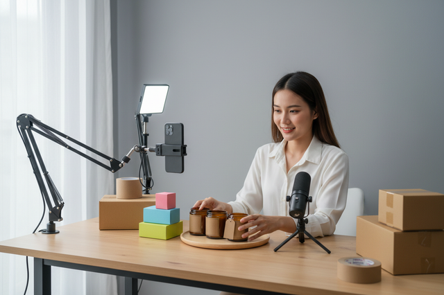 Small-Space TikTok Live for Product Sellers