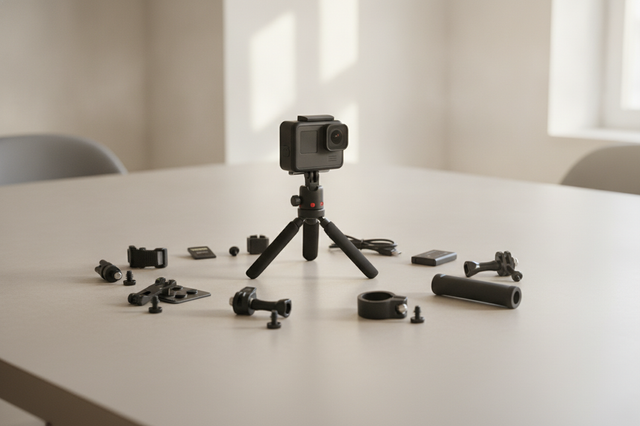How to Choose a Mini Tripod for an Action Camera and Accessories