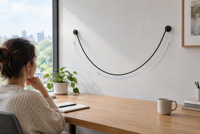 Managing Cable Tension on Full-Motion Monitor Arms in Clean Desk Setups