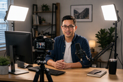 Desk Broadcast Lighting: Eliminating Eyeglass Glare with Dual Edge-Lit Panels